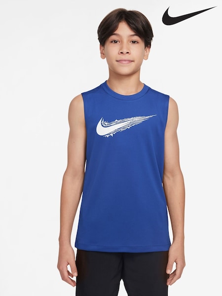 Nike Royal Blue Multi Dri-FIT Vest (AJ1793) | £17