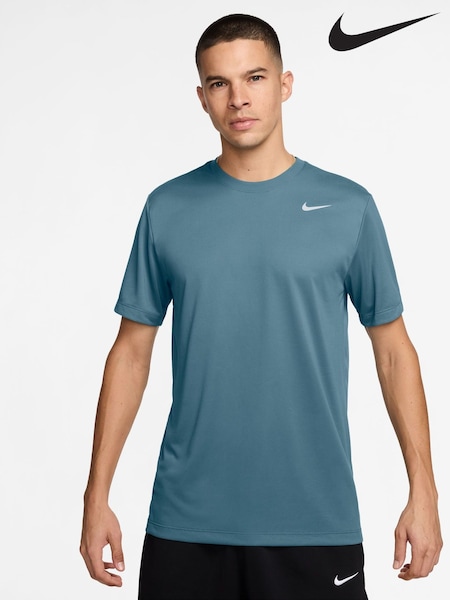 Nike Smokey Blue Dri-FIT Legend Training T-Shirt (AJ1879) | £28