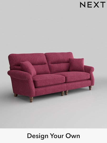 Cotswold Chenille/Dark Raspberry Pink Ashford Highback (AJ2081) | £1,525