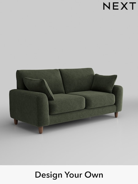 Boucle Chenille/Dark Moss Green Campbell (AJ2106) | £1,175