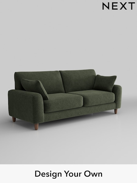 Boucle Chenille/Dark Moss Green Campbell (AJ2106) | £1,275