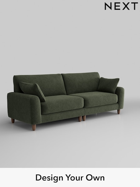 Boucle Chenille/Dark Moss Green Campbell (AJ2106) | £1,375