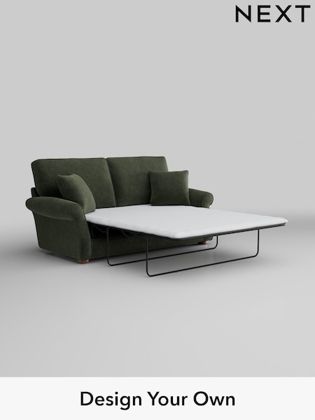 Boucle Chenille/Dark Moss Green Ashford Relaxed Sit (AJ2111) | £1,599