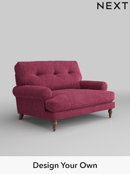 Cotswold Chenille/Dark Raspberry Pink Erin Buttoned Back Deep Relaxed Sit (AJ2128) | £1,125