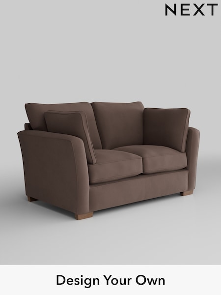 Plush Velvet Easy Clean/Dark Warm Chocolate Brown Heath Highback (AJ2135) | £1,025