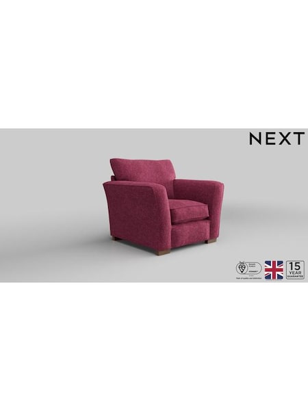 Cotswold Chenille/Dark Raspberry Pink Heath Highback (AJ2138) | £750