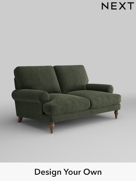 Boucle Chenille/Dark Moss Green Erin Deep Relaxed Sit (AJ2139) | £1,175