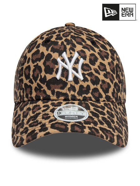 New Era Leopard Print 100% Cotton Black Hat (AJ2152) | £28