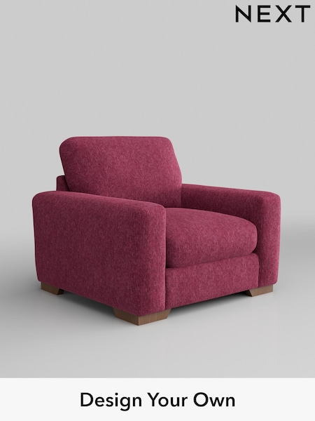 Cotswold Chenille/Dark Raspberry Pink Houghton Deep Relaxed Sit (AJ2202) | £925
