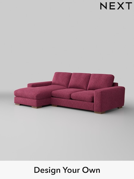 Cotswold Chenille/Dark Raspberry Pink Houghton Deep Relaxed Sit (AJ2202) | £2,125