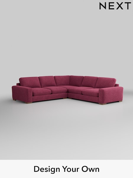 Cotswold Chenille/Dark Raspberry Pink Houghton Deep Relaxed Sit (AJ2202) | £2,925