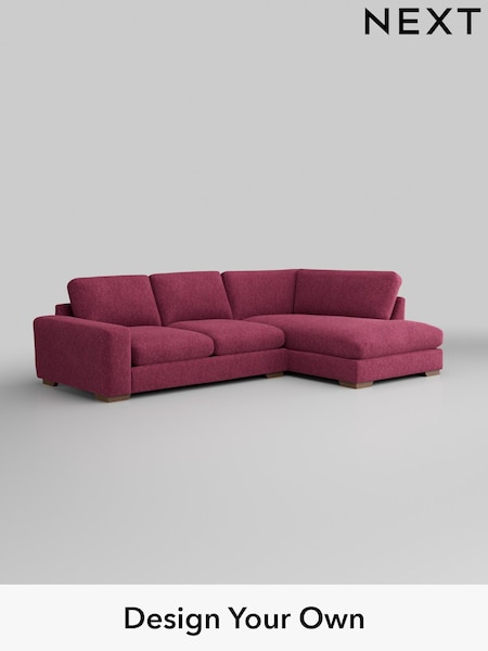 Cotswold Chenille/Dark Raspberry Pink Houghton Deep Relaxed Sit (AJ2202) | £2,250