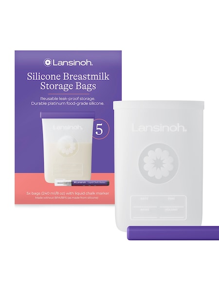 Clear - Lansinoh Silicone Breastmilk Storage Bag