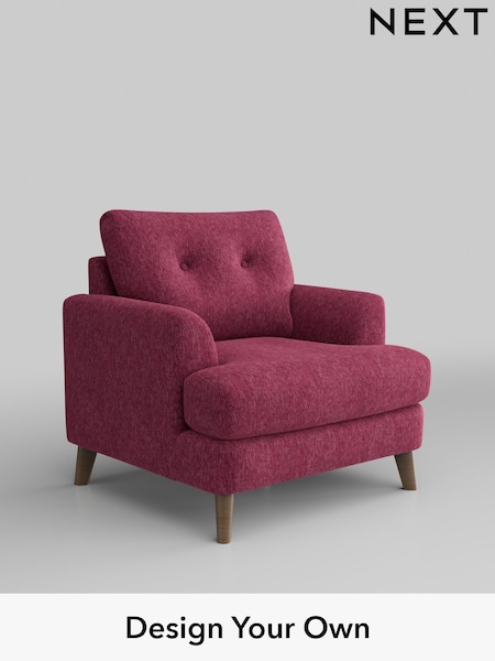 Cotswold Chenille/Dark Raspberry Pink Parker Buttoned Back (AJ2232) | £925