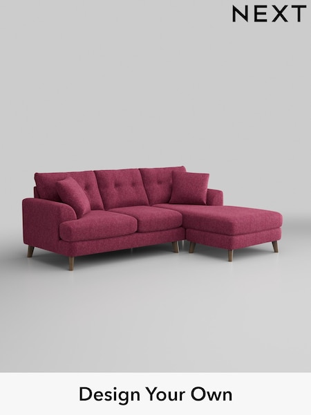 Cotswold Chenille/Dark Raspberry Pink Parker Buttoned Back (AJ2232) | £1,850