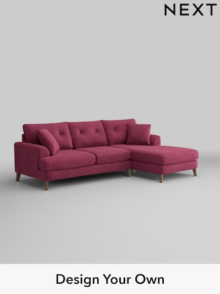 Cotswold Chenille/Dark Raspberry Pink Parker Buttoned Back (AJ2232) | £2,199