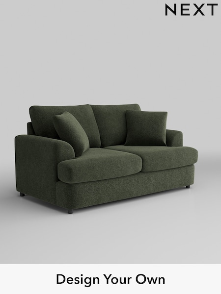 Boucle Chenille/Dark Moss Green Parker Platform (AJ2336) | £1,175