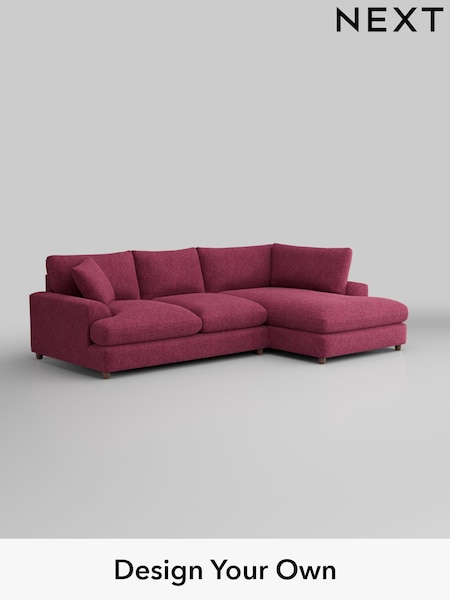 Cotswold Chenille/Dark Raspberry Pink Parker Platform Grand Relaxed Sit (AJ2343) | £2,375