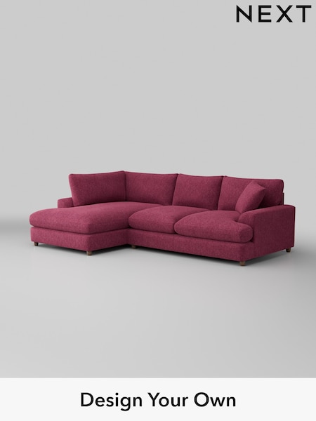 Cotswold Chenille/Dark Raspberry Pink Parker Platform Grand Relaxed Sit (AJ2343) | £2,375