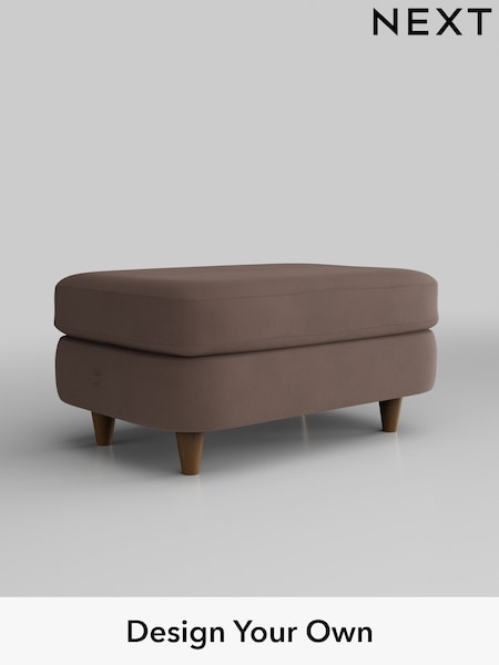 Plush Velvet Easy Clean/Dark Warm Chocolate Brown Camden (AJ2372) | £350