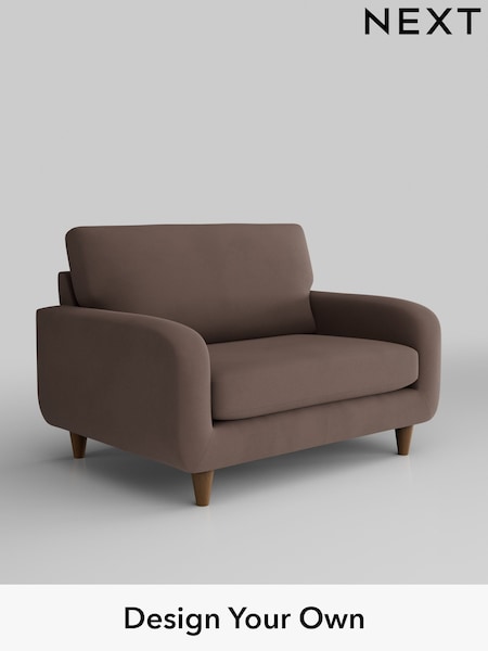 Plush Velvet Easy Clean/Dark Warm Chocolate Brown Camden (AJ2372) | £799