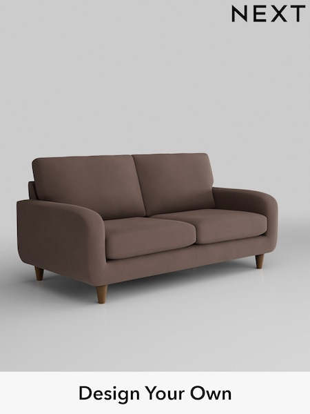 Plush Velvet Easy Clean/Dark Warm Chocolate Brown Camden (AJ2372) | £999