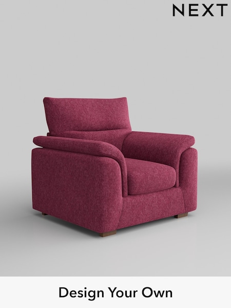 Cotswold Chenille/Dark Raspberry Pink Hayden Highback (AJ2458) | £750