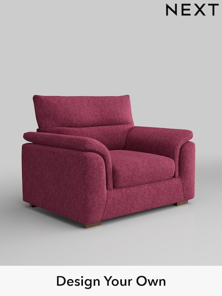 Cotswold Chenille/Dark Raspberry Pink Hayden Highback (AJ2458) | £850