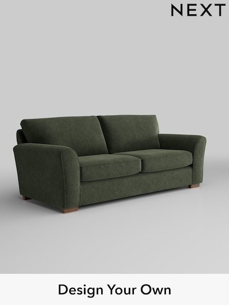 Boucle Chenille/Dark Moss Green Michigan Ii (AJ2478) | £1,075