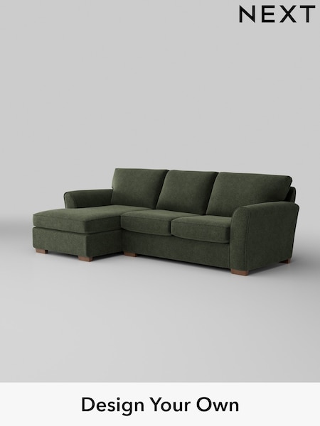 Boucle Chenille/Dark Moss Green Michigan Ii (AJ2478) | £1,525