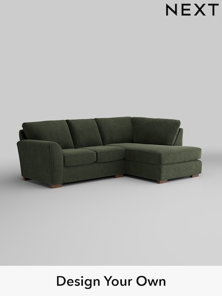 Boucle Chenille/Dark Moss Green Michigan Ii (AJ2478) | £1,450
