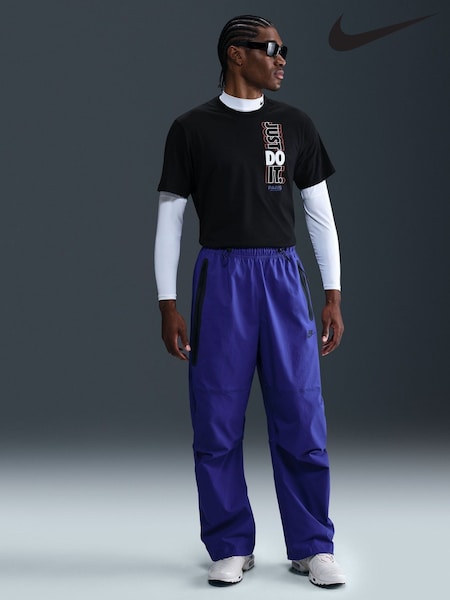 Nike Black PSG Just Do It 100% Cotton T-Shirt (AJ2495) | £33
