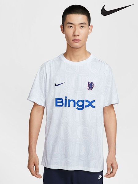 Nike White Chelsea FC Academy Pro Training T-Shirt (AJ2507) | £60
