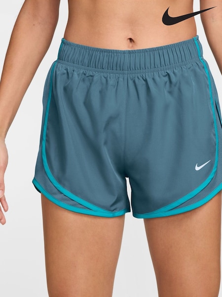 Nike Smokey Blue Tempo Dri-FIT Mid-Rise 3" Running Shorts (AJ2536) | £33