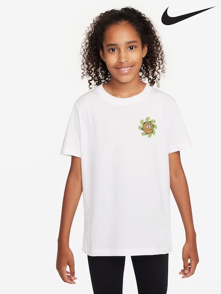 Nike White Sportswear 100% Cotton T-Shirt (AJ2549) | £20