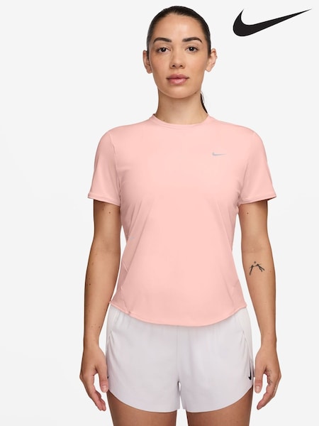 Nike Atmosphere Pink Swift Dri-FIT Short Sleeve Running Top (AJ2555) | £40