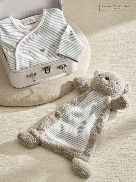 The White Company Baby Organic Bear Hug Welcome White Gift Set (AJ2575) | £40