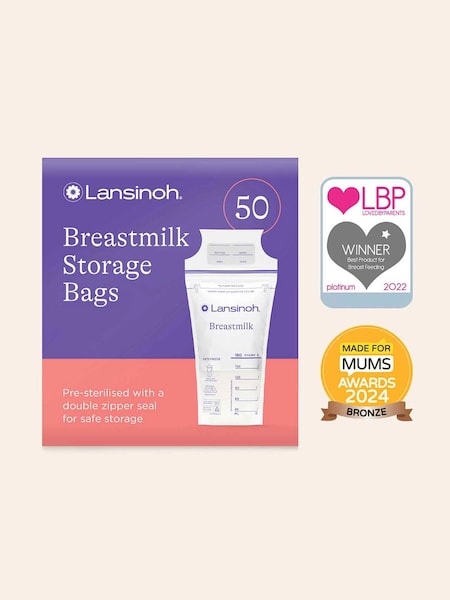 Clear - Lansinoh Breastmilk Storage Bags 25 Pack