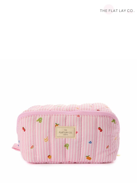 Frutas - The Flat Lay Co. Marshmallow Flat Lay Makeup Box Bag