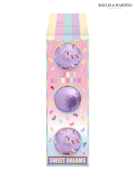 Baylis & Harding Beauticology Candy Dreamland Bath Bombs White Gift Set (AJ2869) | £9