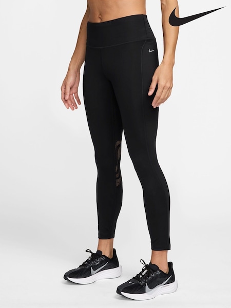 Nike Black Fast Mid Rise 7/8 Leggings (AJ3919) | £50