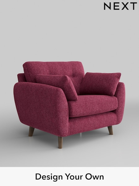 Cotswold Chenille/Dark Raspberry Pink Wilson Buttoned Back (AJ4051) | £699