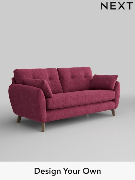 Cotswold Chenille/Dark Raspberry Pink Wilson Buttoned Back (AJ4051) | £1,050