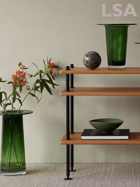 LSA International Fern Green Victoria Vase H15cm (AJ4147) | £40