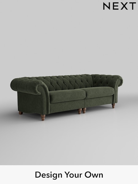 Boucle Chenille/Dark Moss Green Gosford Ii Deep Sit (AJ4202) | £1,725