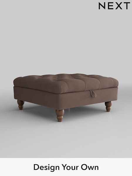 Plush Velvet Easy Clean/Dark Warm Chocolate Brown Gosford Ii Deep Sit (AJ4204) | £499