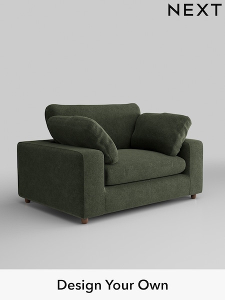 Boucle Chenille/Dark Moss Green N. Premium The Snuggle Grand (AJ4221) | £1,599