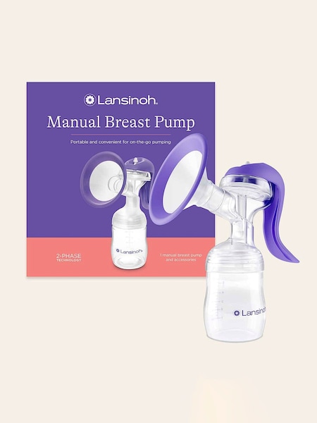 Clear - Lansinoh Manual Breast Pump