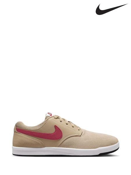 Nike Khaki Green Fokus Low Suede Trainers (AJ4270) | £70