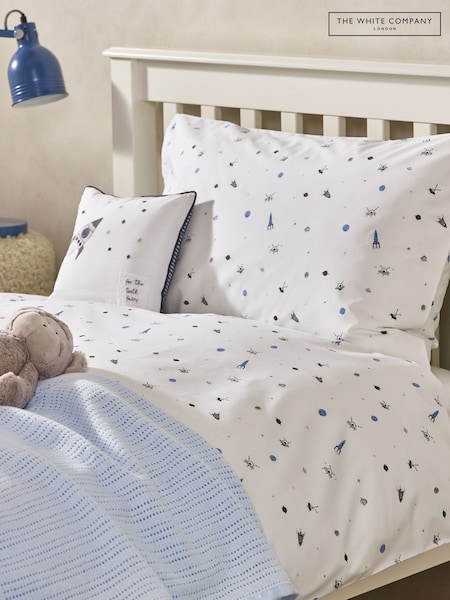 The White Company White Outer Space 100% Cotton Bed Set (AJ4453) | £38
